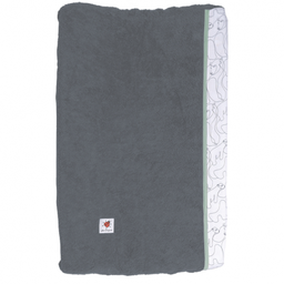 Jeux d'enfants - Housse de matelas à langer en éponge - liseré vert (Liste de naissance)