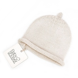 [HTR3IVO] Babyshower - Bonnet nouveau né - 1-3 mois - Ivory