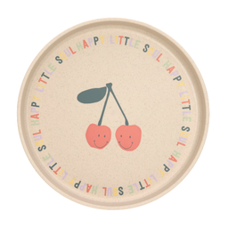 [13100632007] Lassig - Assiette enfant - Happy Fruits - Cerise