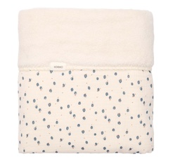 Koeka - Couverture berceau coton polaire Malaga - 75x100 - Warm White