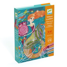 DJECO - Tableaux à pailleter - Sirènes - 6 à 10 ans