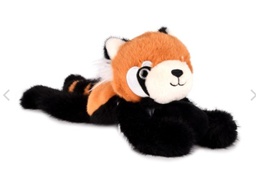 Podcoll - panda roux en peluche magnétique - 30 cm