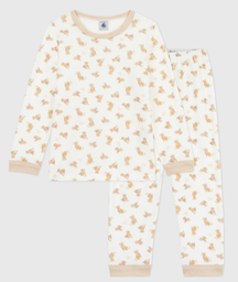 Petit bateau - Pyjama enfant en velours - Léopard