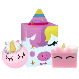 [GFROUNI06] Get Fresh Cosmetics - Bombe de bain et savon - Coffret &quot;From Me to U-nicorn&quot;