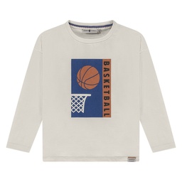 STAINS &amp; STORIES - T-Shirt à longues manches et à motifs - Beige - Garçon