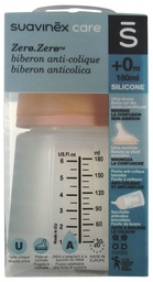 Suavinex - Zero Zero Biberon 180 ml - débit adaptable