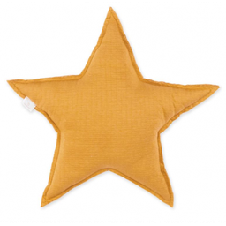 Bemini - COUSSIN étoile 30cm ocre tetra jersey