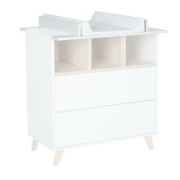 [54F03003E] Quax - Extension Commode Loft - blanc