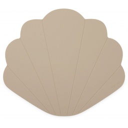 Konges Slojd - Pack de 2 sets de table -  Gris Chaud et Blush