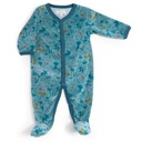 Moulin Roty - Pyjama velours - Bleu nuit - Sous Mon Baobab