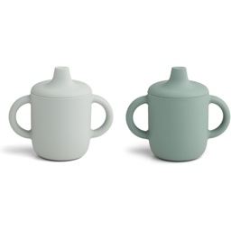 LIEWOOD - Lot de 2 tasses en silicone - Neil - Mint Mix