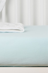 Kadolis - Drap housse coton bio - Bleu Céladon - 60×120