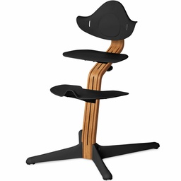 Nomi - Chaise haute évolutive - Chêne - Noir