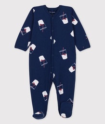 Petit Bateau - Pyjama avec pieds en coton doublé - C'est pas la mer à boire