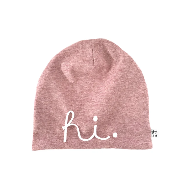 Aai Aai – Bonnet en coton – Rose chiné